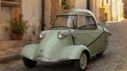 Messerschmitt KR200: легендарный трехколесный автомобиль, который изменил мир