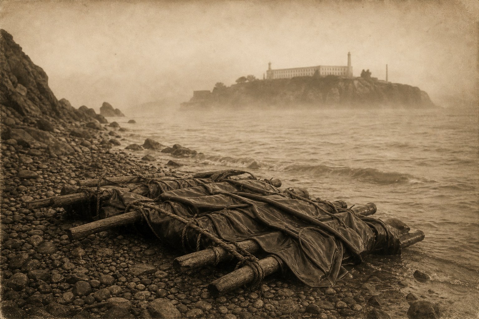 Алькатрас, 1962: трое ушли в туман и не вернулись — ни живые, ни мёртвые
