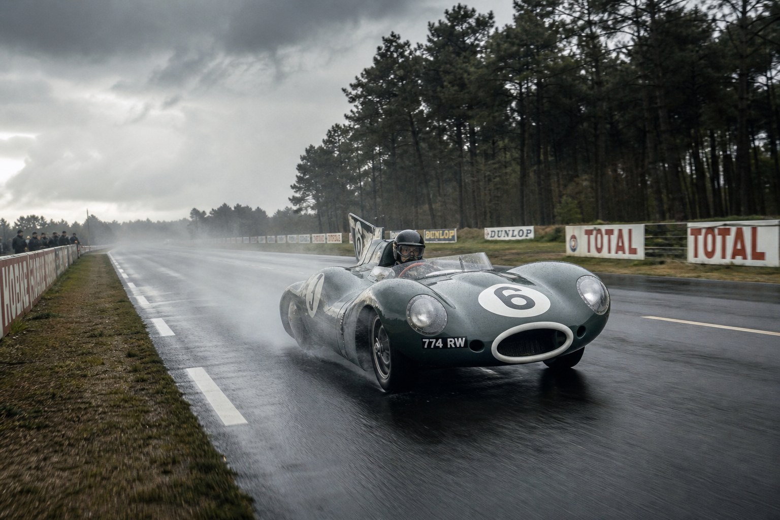 Jaguar D-Type: машина с килем от самолёта