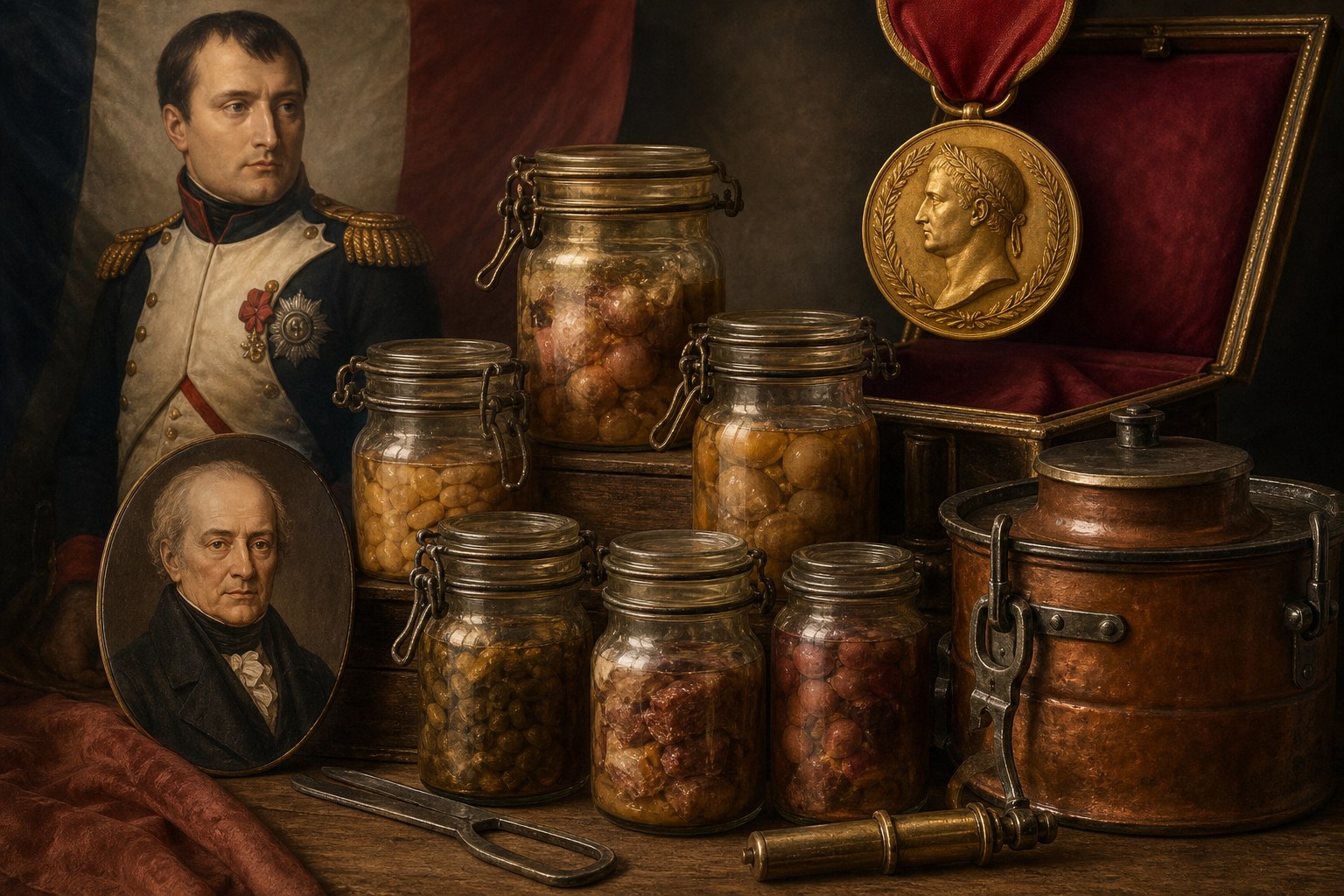 5. Консервы — 1809, премия Наполеона 12 000 франков