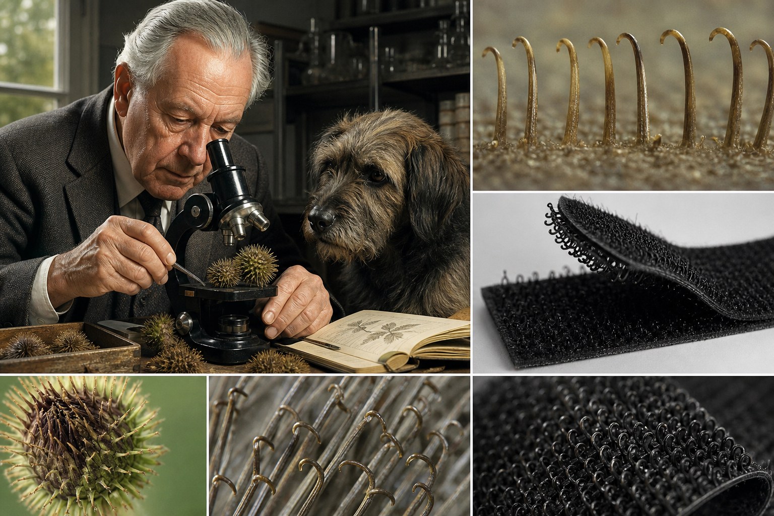 Липучка Velcro 1941: как репейник на собаке стал застежкой
