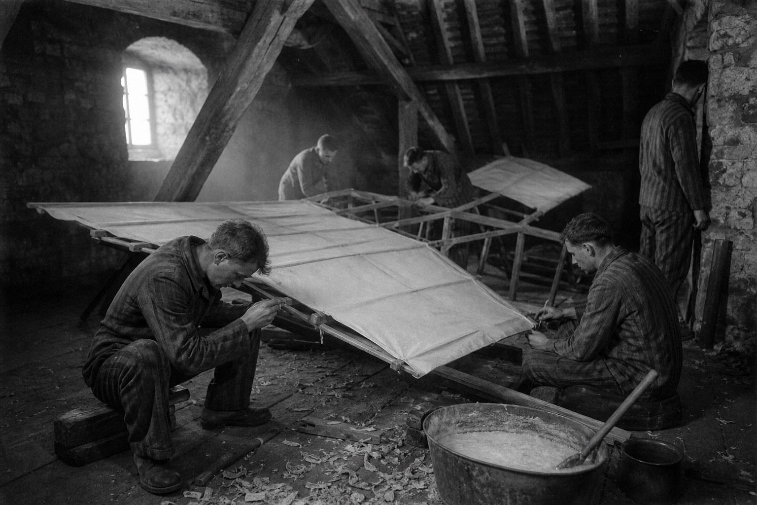 Кольдиц, 1944: планер из простыней, который так и не взлетел