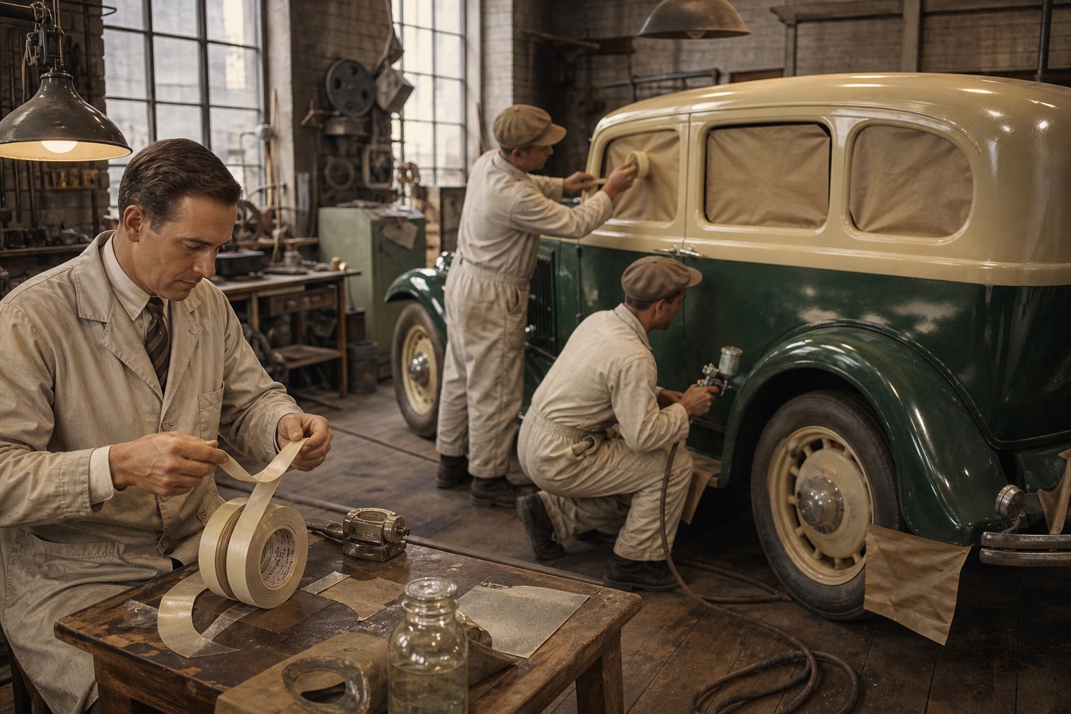 Скотч 1930: Ричард Дрю маляры 2 дюйма — клей только по краям, Scotch