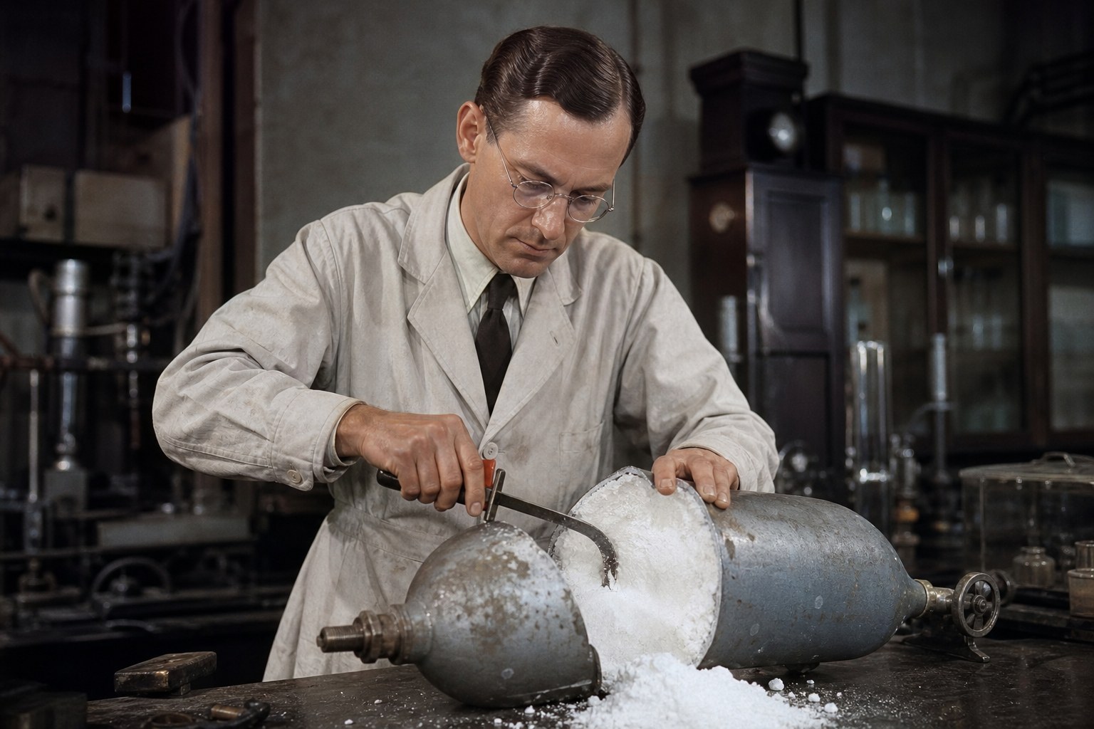 2. Тефлон — 1938, газ исчез из баллона