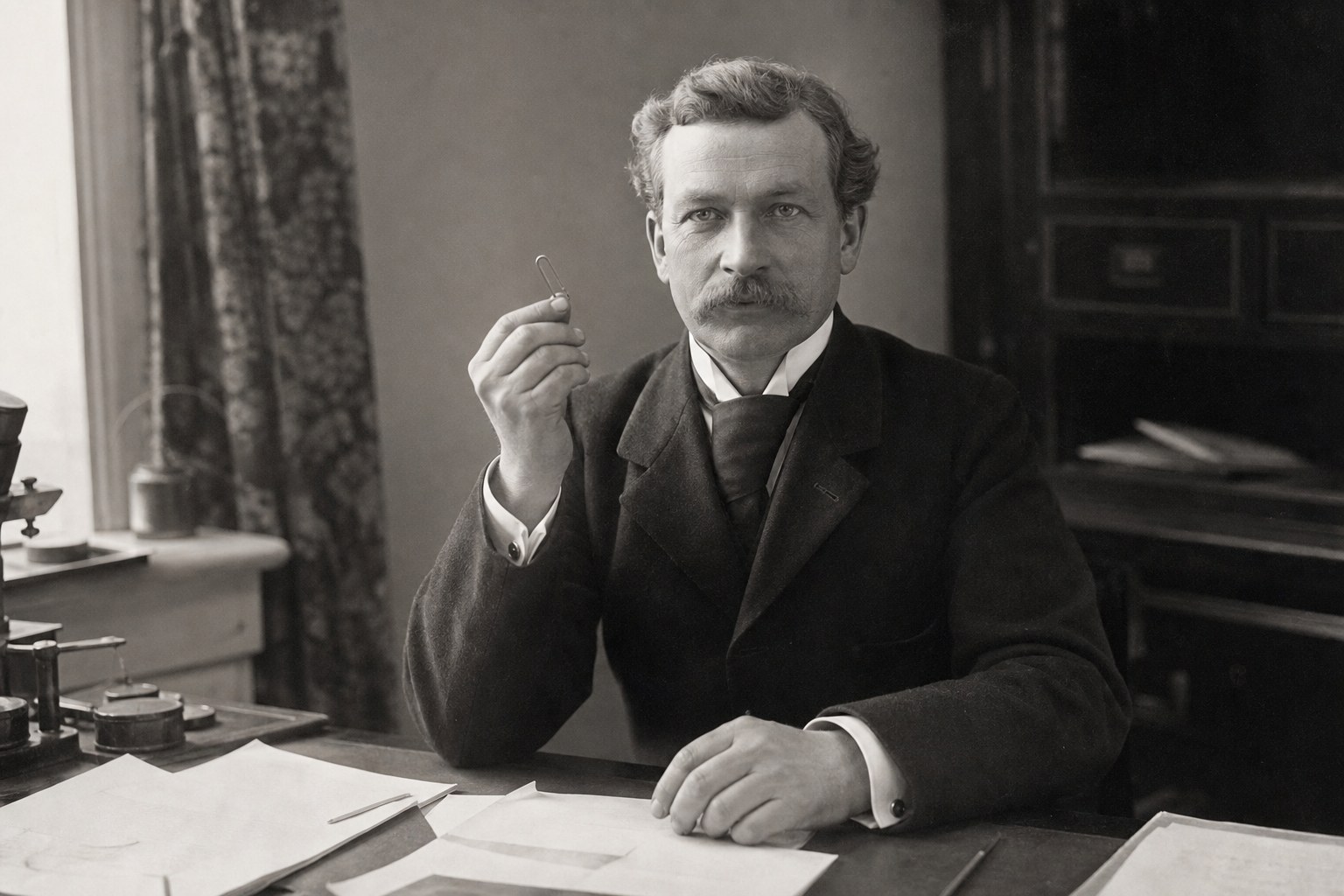Скрепка 1899: Ваалер Норвегия — проволока бумага патент